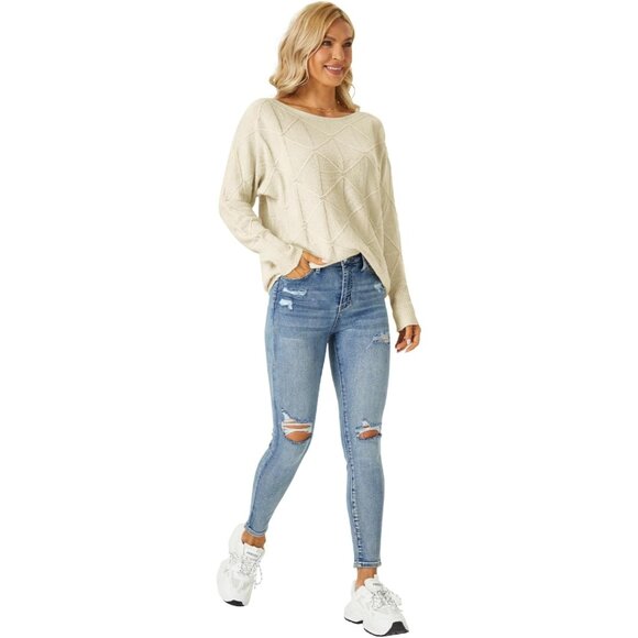 Women's Cozy Lightweight Sweater Medium Business Casual Fall Winter - Picture 6 of 7